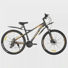 Велосипед Larsen Avantgarde 1.0 27,5" 21ск, чёрный/красный матовый (15")