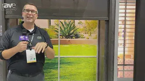 CEDIA Expo 2021: Draper Demos FlexShade ZIP Outdoor Shading System Ensuring a Sealed Enclosure