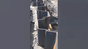 Стыковка шпунта Ларсена