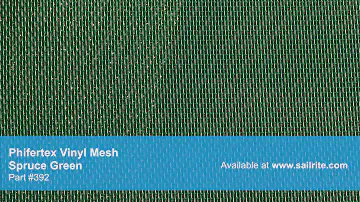 Video of Phifertex Mesh Spruce Green #392 - Vinyl Mesh Fabric