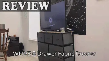WLIVE 9 Drawer Fabric Dresser Review - Should You buy?