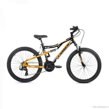 Велосипед Larsen Fighter (17,24") Black/Orange 18ск, 24 черный/оранжевый