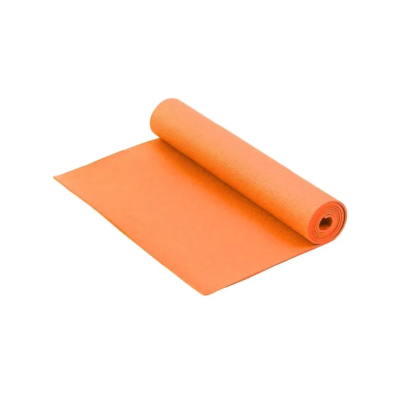 Коврик для фитнеса и йоги LARSEN PVC, 1730x610x4мм, оранжевый-0